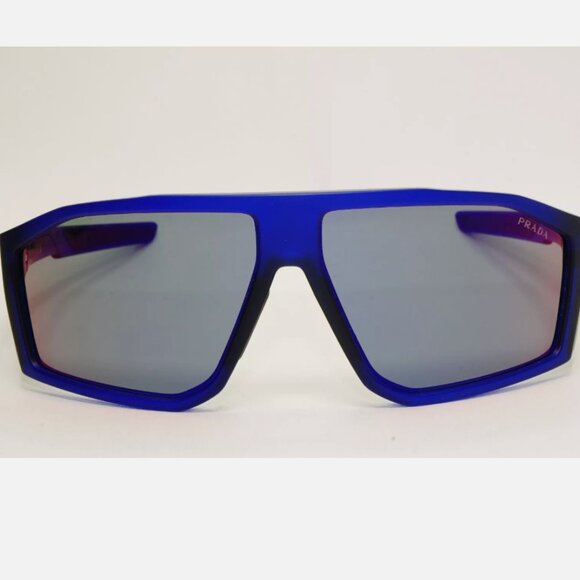 Prada Blue Mirror 67mm Mens Sunglasses Box - Picture 2 of 5